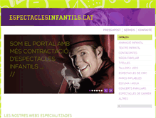 Tablet Screenshot of espectaclesinfantils.cat